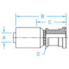 Code 61 Flange Rigid - C61-24-24-JJ