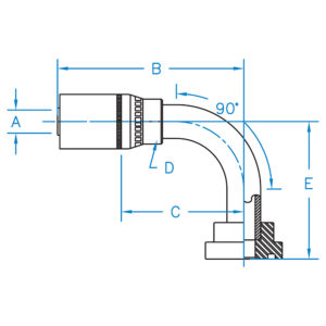 CODE 61 90 BENT TUBE