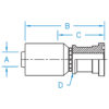 Code 62 Flange Rigid - C62-24-24-JJ