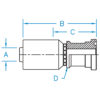 Code 62 Flange Rigid - C62-16-16-WHP