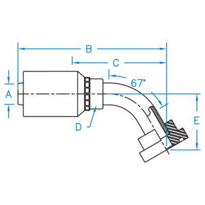 CODE 62 67 BENT TUBE