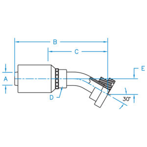 CAT 30 BENT TUBE