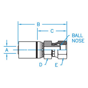 FEMALE DIN 24 LIGHT SWIVEL