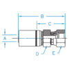 FJX - 37° JIC Female Swivel - FJX-06-10