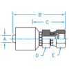 FJX - 37° JIC Female Swivel - FJX-32-32-R4