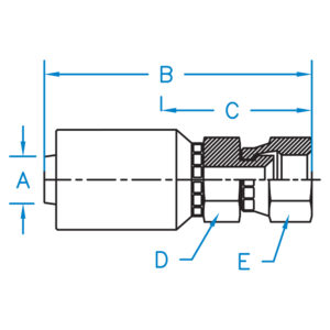 FEMALE JIC 37 SWIVEL