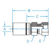 FPX - Female Pipe NPSM Swivel - FPX-06-06