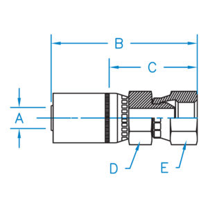 FEMALE PIPE NPSM SWIVEL