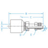 MIX - 45° SAE Male Inverted Flare - K2 - MIX-06-05-K2