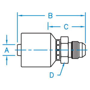 MALE JIC 37 RIGID