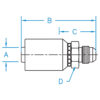 37° JIC Male Rigid - MJ-16-16-WHP