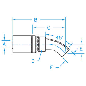 METRIC STANDPIPE 45 RIGID