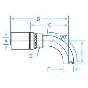 METRIC STANDPIPE 90 RIGID