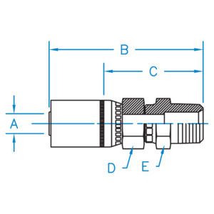 MALE PIPE NPTF SWIVEL