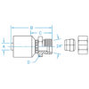 MT - Flareless Compression with Nut and Sleeve Per SAE J517 - K2 - MT-04-05-K2