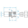 MT - Flareless Compression with Nut and Sleeve Per SAE J515 - MT-04-05