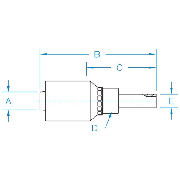 MALE WELD TUBE RIGID