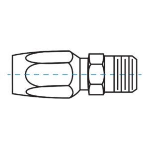 male reusable fitting